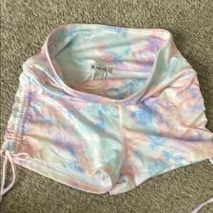 Forever 21 Colorful Tie-Dye Shorts